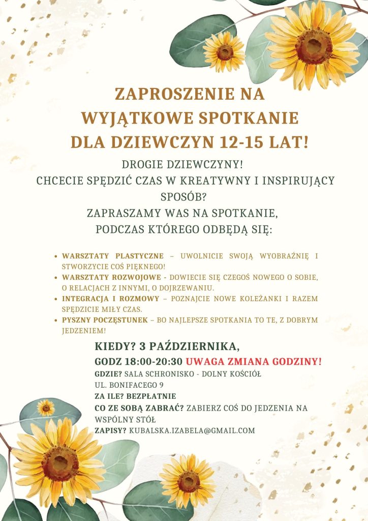 Spotkanie dla dziewczyn