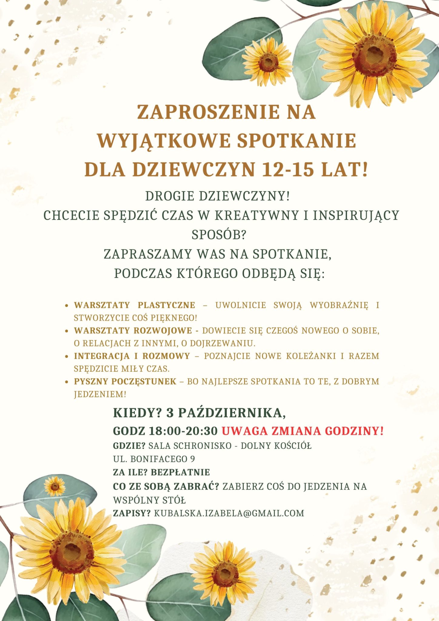 Spotkanie dla dziewczyn