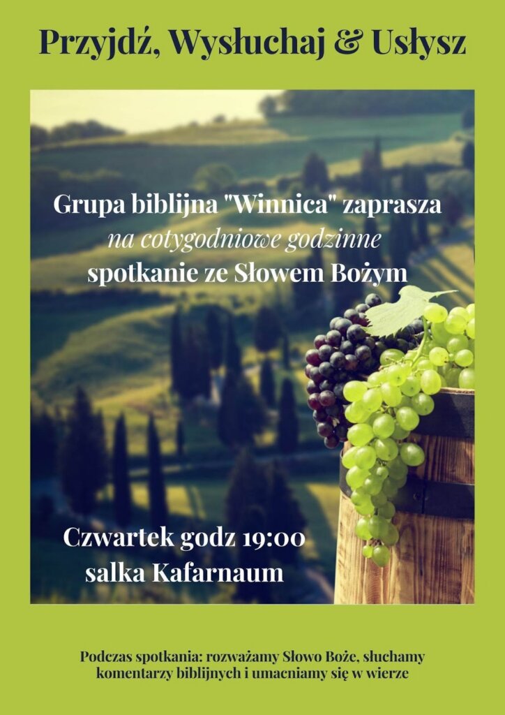 Winnica — grupa biblijno-modlitewna